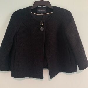 Banana Republic Black Textured Jacket